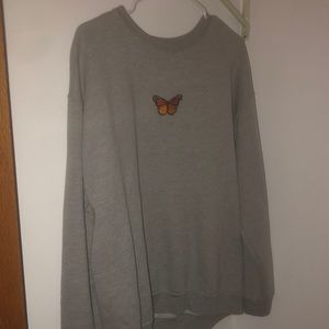 butterfly sweatshirt!